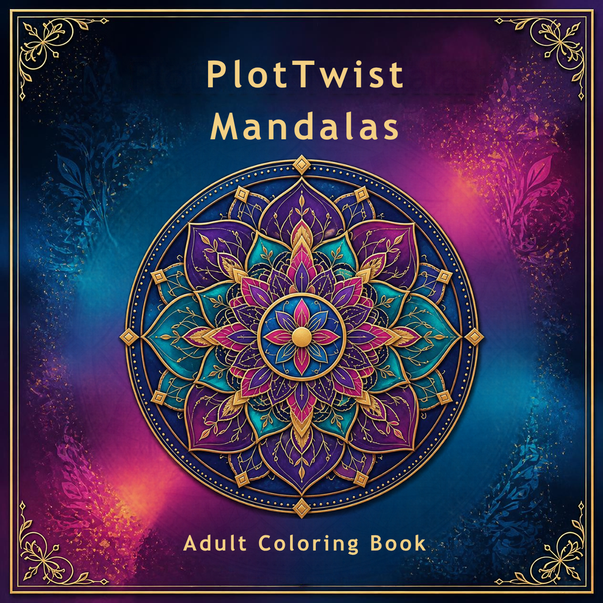 PlotTwist Mandalas Adult Coloring book