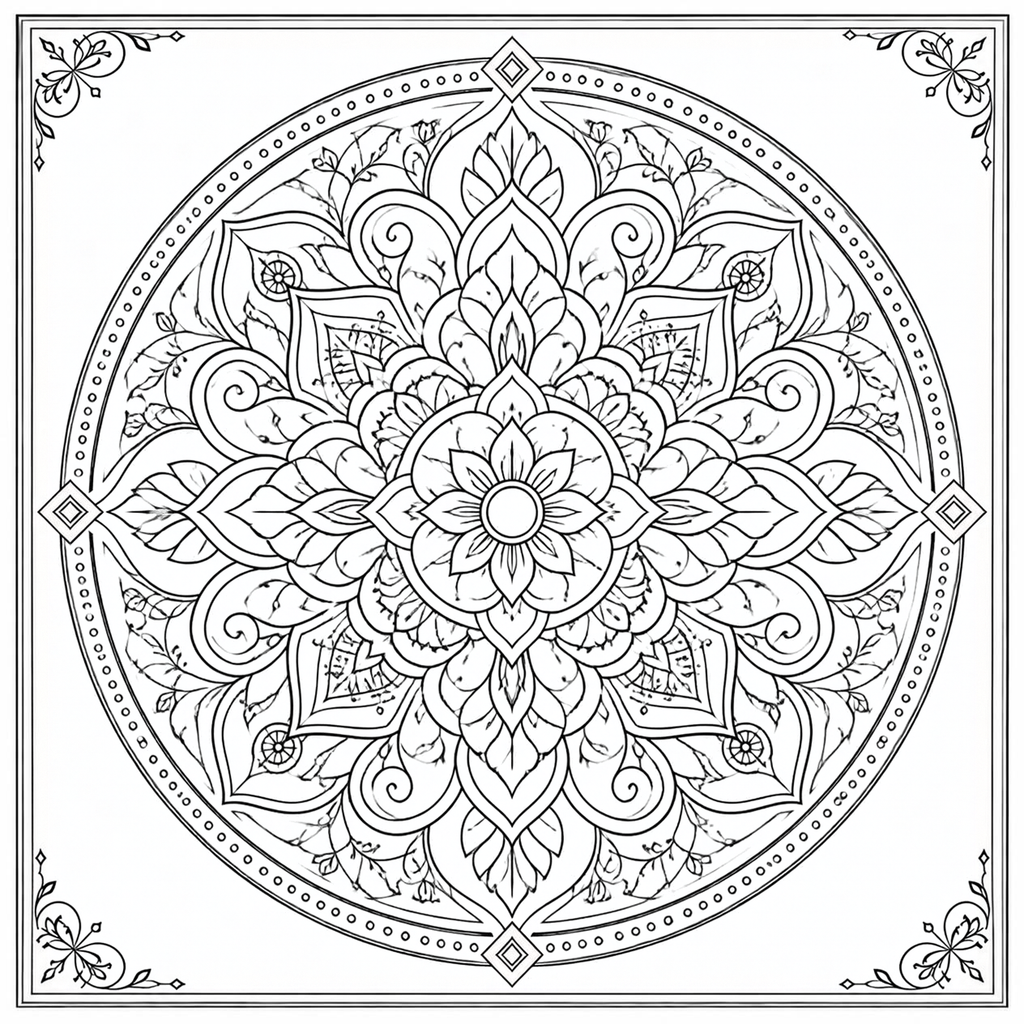 PlotTwist Mandalas Adult Coloring book
