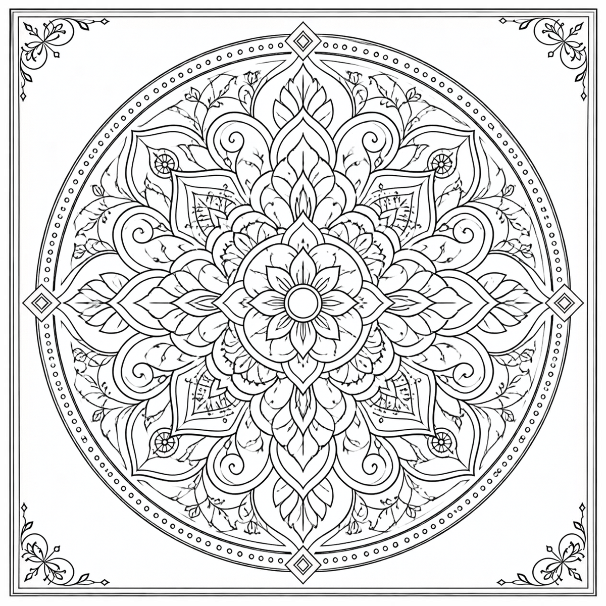PlotTwist Mandalas Adult Coloring book