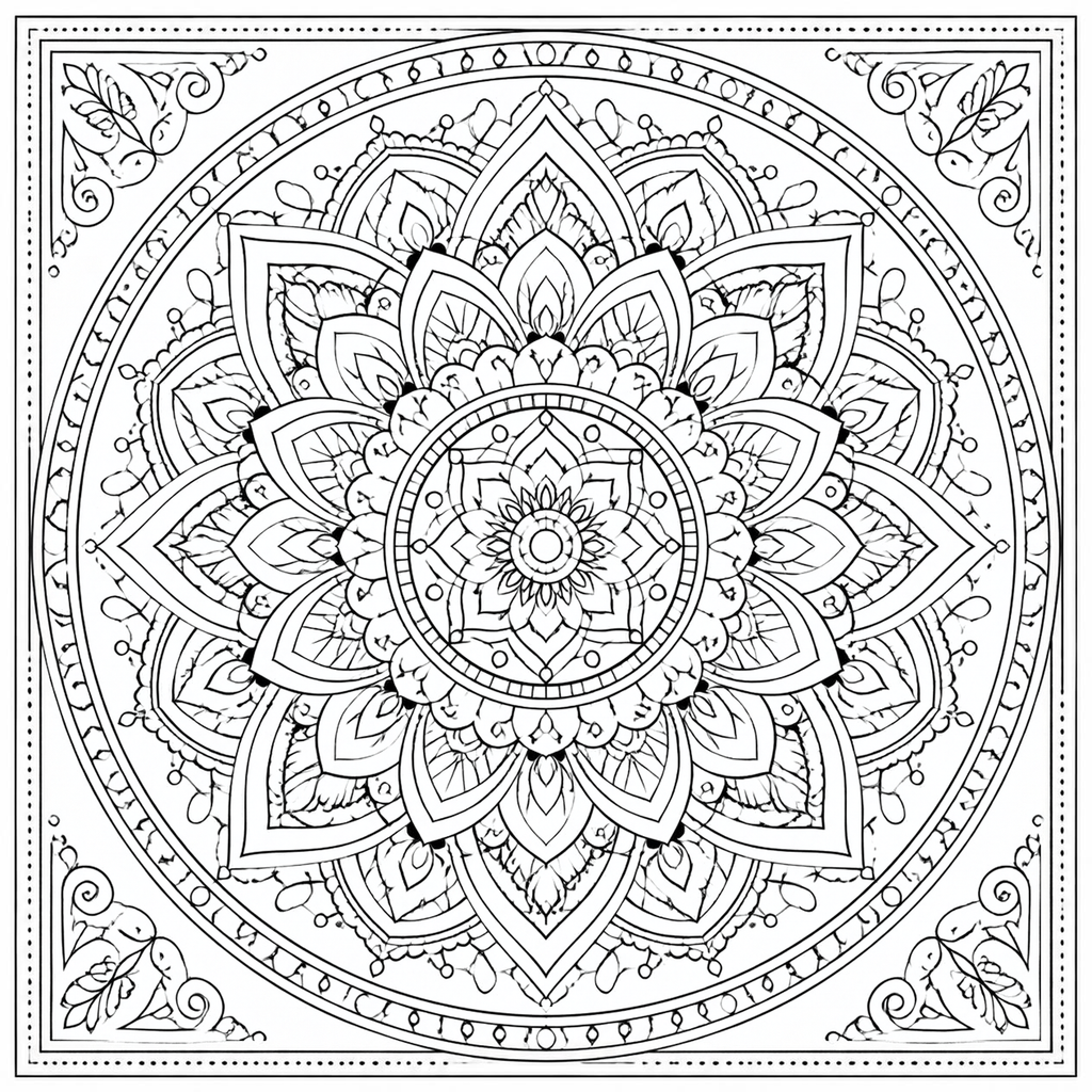 PlotTwist Mandalas Adult Coloring book