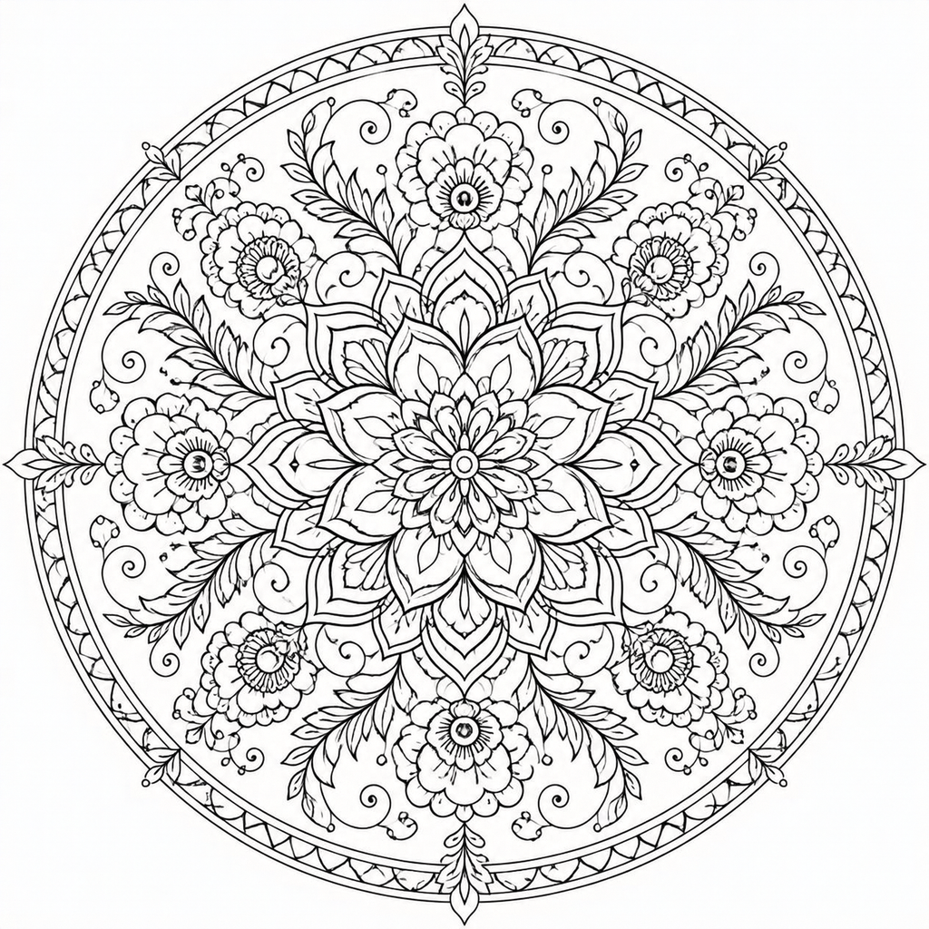 PlotTwist Mandalas Adult Coloring book