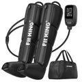 FIT KING Air Compression Recovery System, Full Leg Massager Boots (Medium)