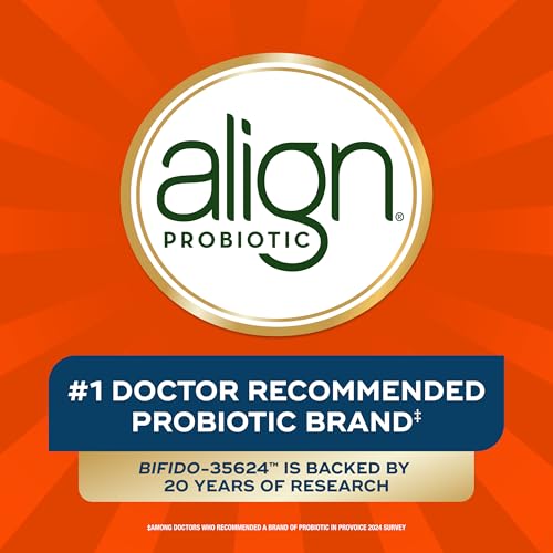 Align Probiotic, 70 Billion CFU, 6 Strain Blend, Probiotics for Women and Men, Daily Probiotics for Digestive Health, Helps Relieve Occasional Bloating & Gas 30 Capsules