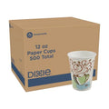 Dixie PerfecTouch 12 oz Paper Coffee Cups By GP PRO, Coffee Haze Design, 500 Count (25 Disposable Cups Per Sleeve, 20 Sleeves Per Case), 5342DX