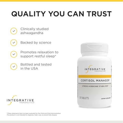 Integrative Therapeutics Cortisol Manager, 30 Tablets, Stress Support*