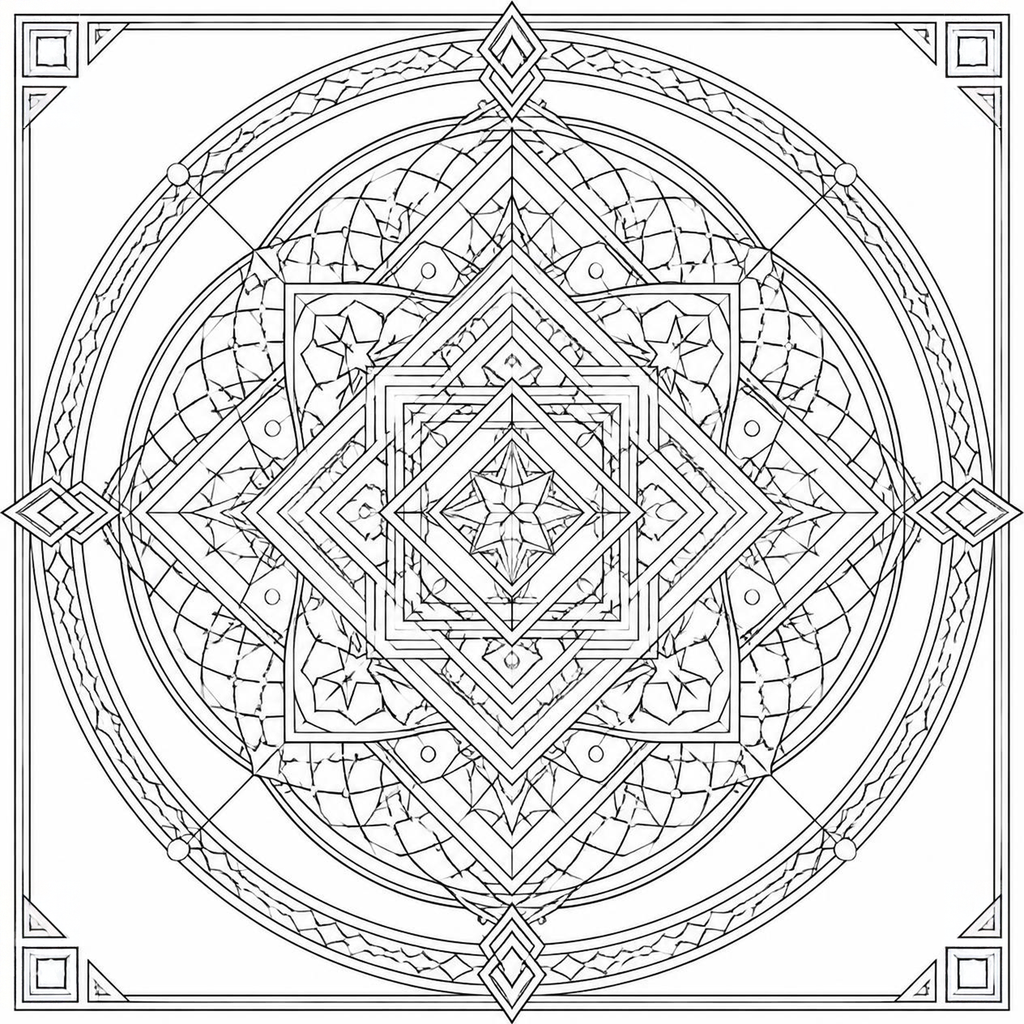 PlotTwist Mandalas Adult Coloring book
