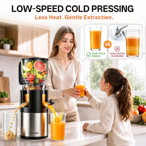 Godspeeds 6-inch Chute Cold Press Juicer Machine
