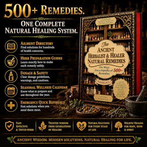 The Ancient Herbalist & Healer Natural Remedies. 4 Books in 1 The Mega Apothecary Encyclopedia 500+ Remedies for Daily Wellness, Beauty, Hormonal ... Home, Inspired by Natural Health Teachings
