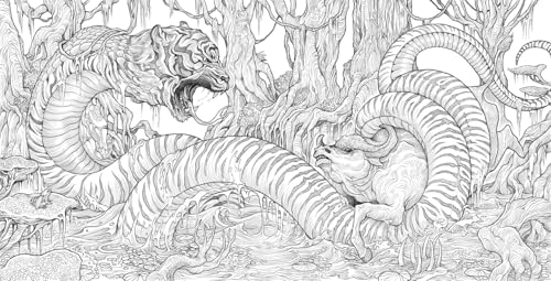 Dream Menagerie A Fantastical Hybrid Animals Coloring Book