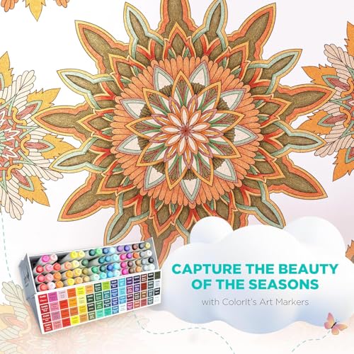 ColorIt Mandalas to Color Vol IX Adult Coloring Book
