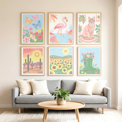 Dot by Letter Adult Coloring Book with 12 Markers