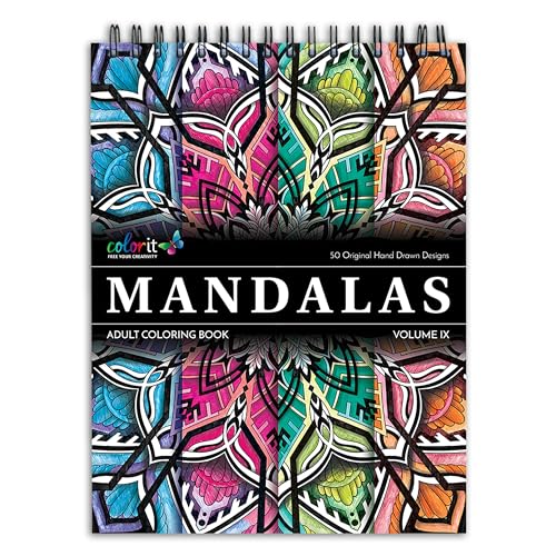 ColorIt Mandalas to Color Vol IX Adult Coloring Book