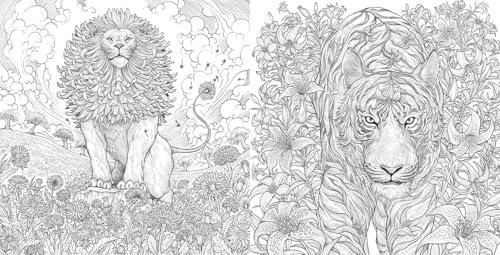 Dream Menagerie A Fantastical Hybrid Animals Coloring Book