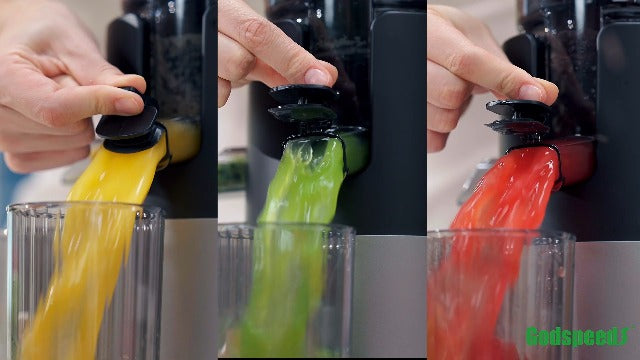 Godspeeds 6-inch Chute Cold Press Juicer Machine
