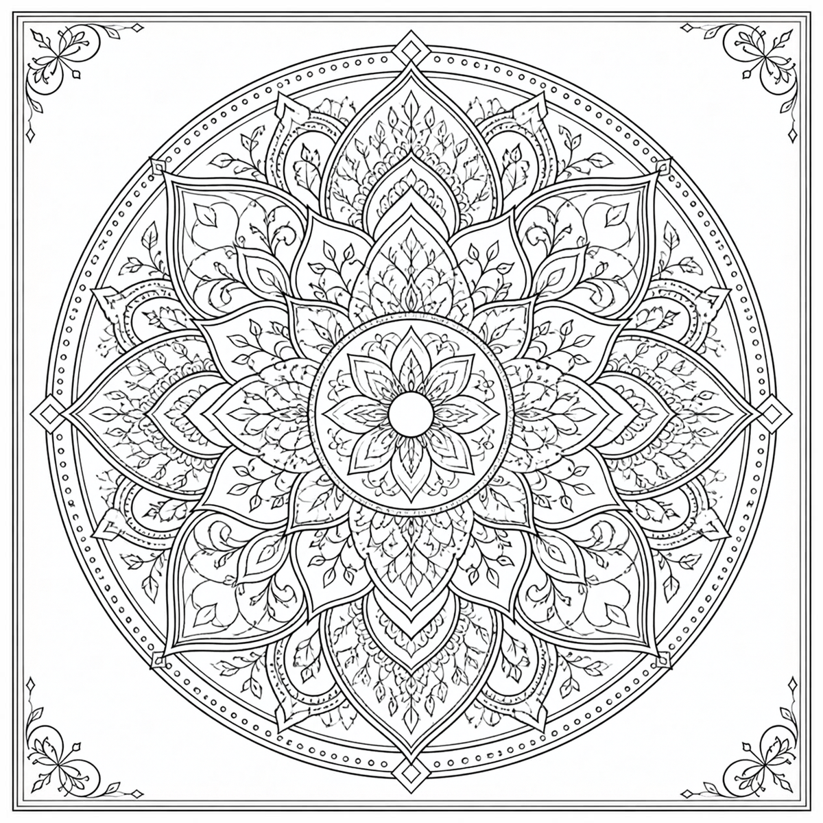 PlotTwist Mandalas Adult Coloring book