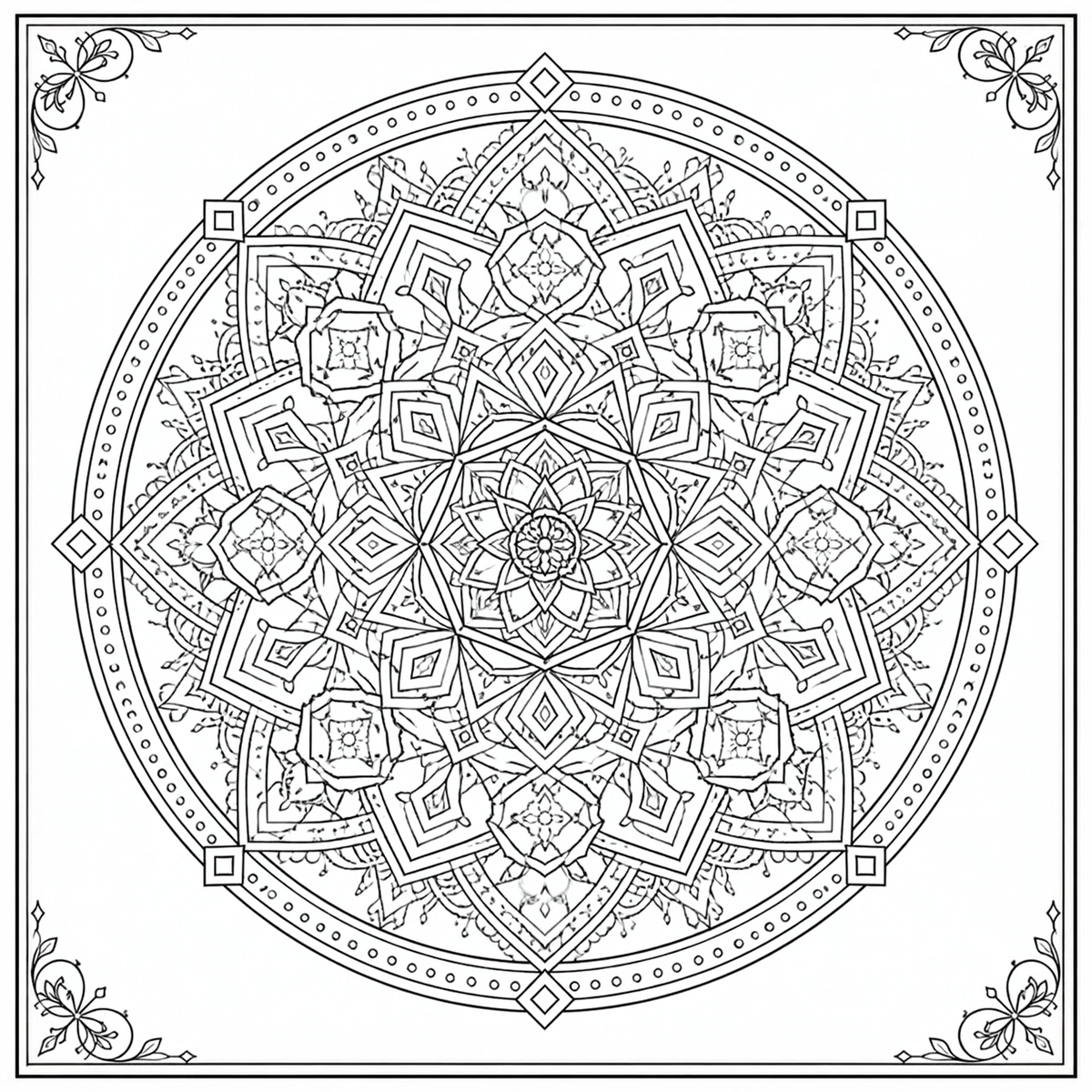 PlotTwist Mandalas Adult Coloring book