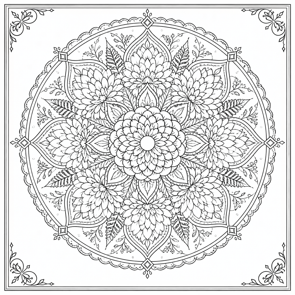PlotTwist Mandalas Adult Coloring book
