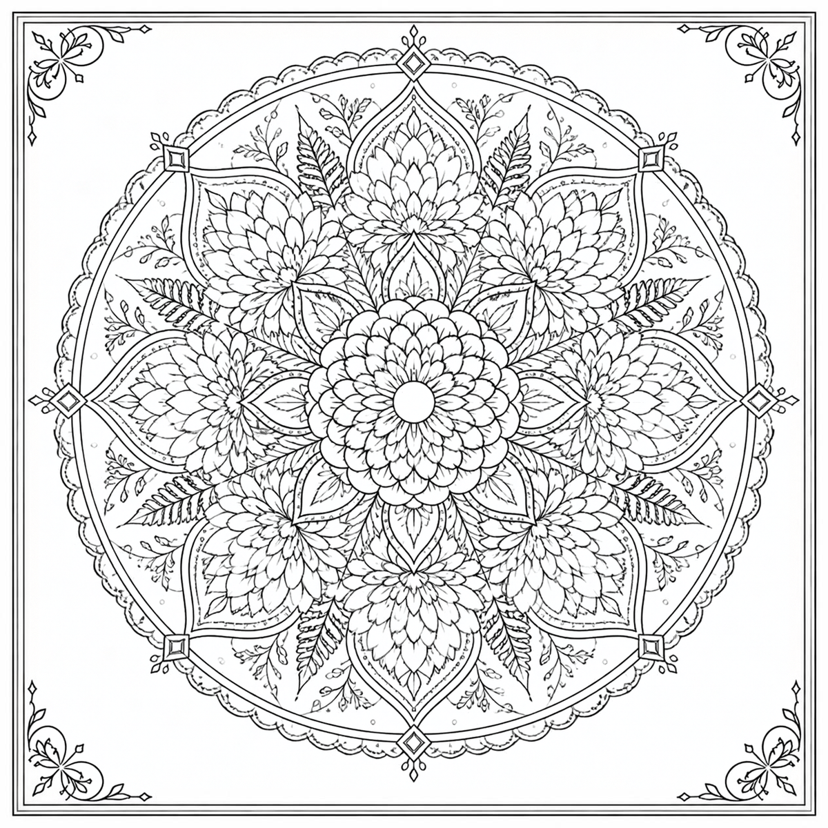 PlotTwist Mandalas Adult Coloring book