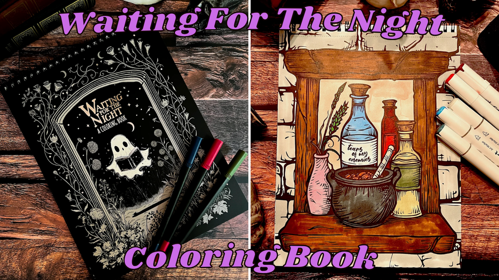 Conquest Waiting for the Night Coloring Book
