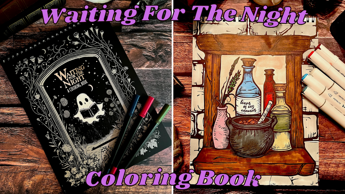 Conquest Waiting for the Night Coloring Book